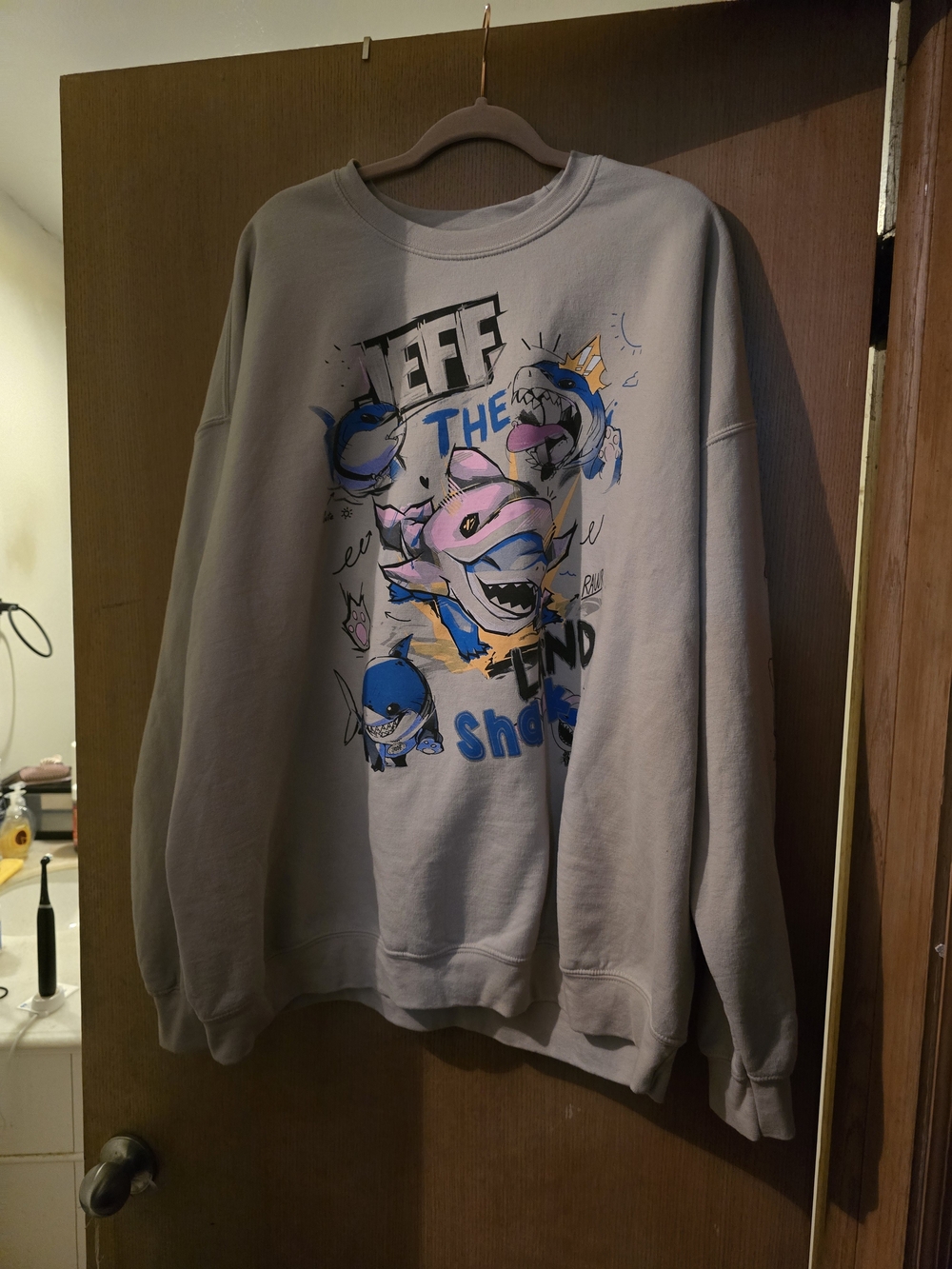 Jeff The Land Shark Crew Neck Unisex